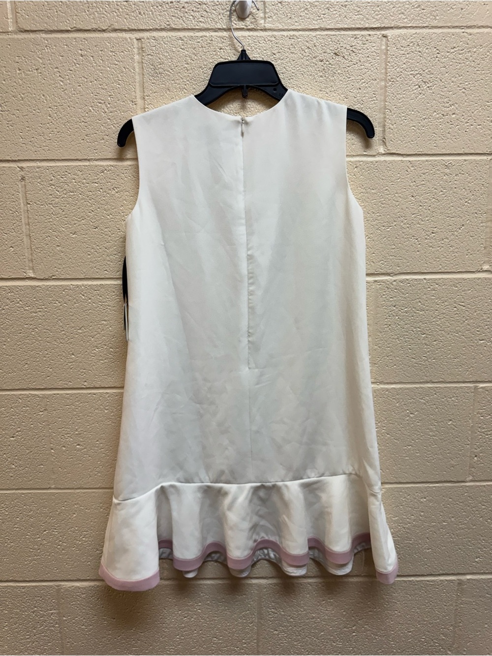 Victoria Beckham for Target White Floral Sleeveless Dress with Pink Trim - Picture 2 of 7